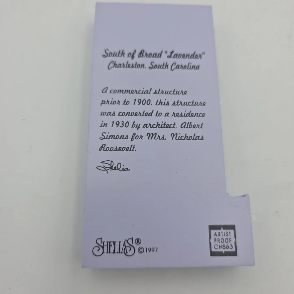 Shelia's miniature collectibles South of Broad Charleston, SC Lot Of 5